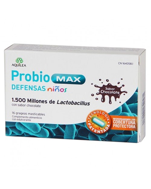 Aquilea Probiomax Defensas Niños 16 Grajeas
